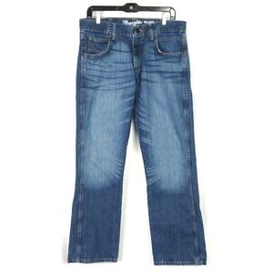 Wrangler RETRO 100% Cotton Relaxed Boot Cut Denim Jeans Men's 32 X 30